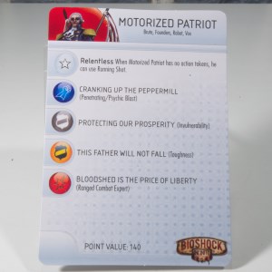 Heroclix Bioshock Infinite 014 Motorized Patriot (09)